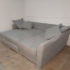 Canapé d'angle gris convertible – Image 7