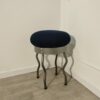 Tabouret original bleu marine/gris