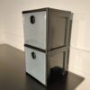 Lot de 2 caissons noirs