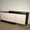 Grand buffet en wengé et beige laqué – Image 2