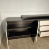 Grand buffet en wengé et beige laqué – Image 6