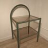 Table de chevet en verre
