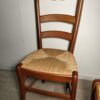Lot de 2 chaises en bois et paille – Image 4