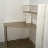Bureau d'angle en bois bicolore – Image 2