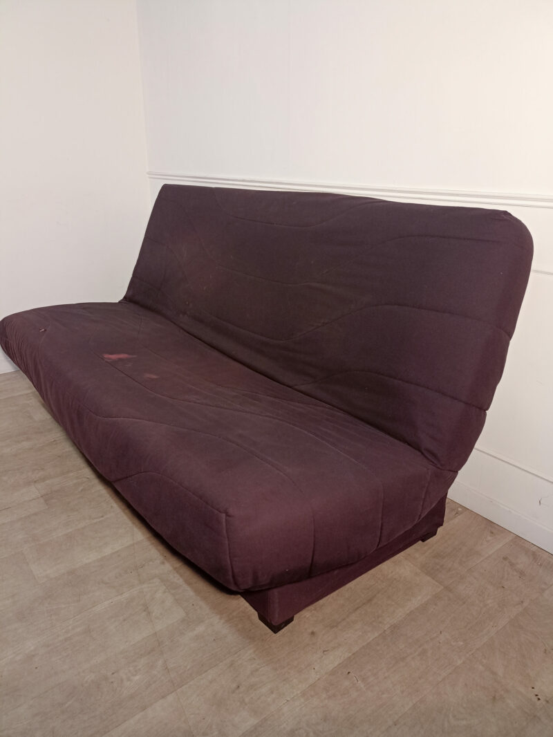 Clic-clac en tissu marron