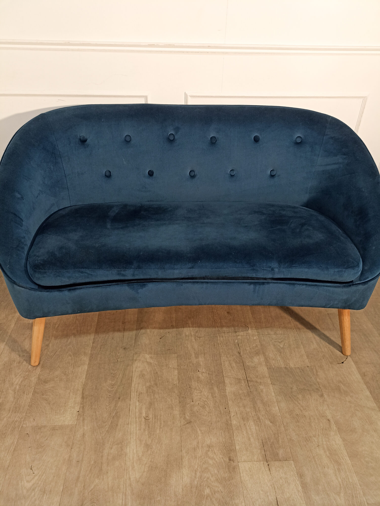 Canapé chesterfield velours - Maison