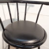 Lot de 2 tabourets de bar noirs – Image 2