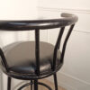 Lot de 2 tabourets de bar noirs – Image 5