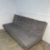 Banquette en velours gris