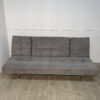 Banquette en velours gris – Image 2