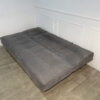 Banquette en velours gris – Image 3