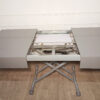 Table grise à hauteur ajustable (+rallonges, 6-8 personnes) – Image 8