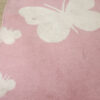 Tapis rose (motifs papillon) – Image 3