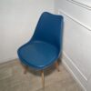 Chaise bleu canard