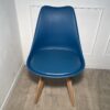 Chaise bleu canard – Image 2