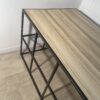 Grande table basse en bois et métal – Image 4