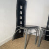 Lot de 2 chaises en similicuir noir – Image 4