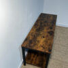 Meuble tv en bois et métal noir – Image 3