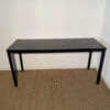 Grand bureau noir / table – Image 2