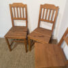 Lot de 3 chaises en bois – Image 2