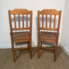 Lot de 3 chaises en bois – Image 4