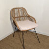 Fauteuil d'extérieur en rotin