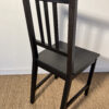 Lot de 2 chaises en bois noir – Image 7
