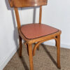 Lot de 4 chaises en bois vintage – Image 3