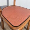 Lot de 4 chaises en bois vintage – Image 4