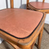 Lot de 4 chaises en bois vintage – Image 6