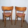 Lot de 4 chaises en bois vintage – Image 8