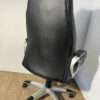 Fauteuil de bureau en similicuir noir – Image 6