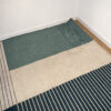 Grand tapis bleu à motifs 200x250 – Image 2