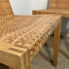 Lot de 2 chaises en bois et osier – Image 5