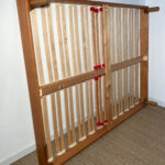 Sommier 140 x 190 en bois clair – Image 7