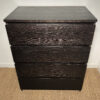 Commode noire haute avec 4 tiroirs – Image 6