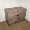Commode 3 tiroir motif bois