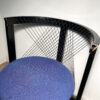 Lot de 2 chaises noires bois et corde – Image 5