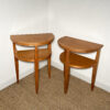 Lot de 2 guéridons / table de chevêt