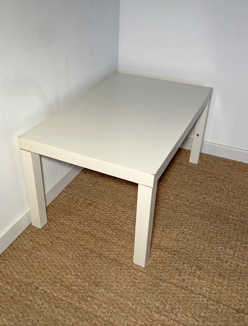 Table basse rectangle blanche – Image 3