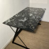 Bureau en verre noir avec motifs – Image 3
