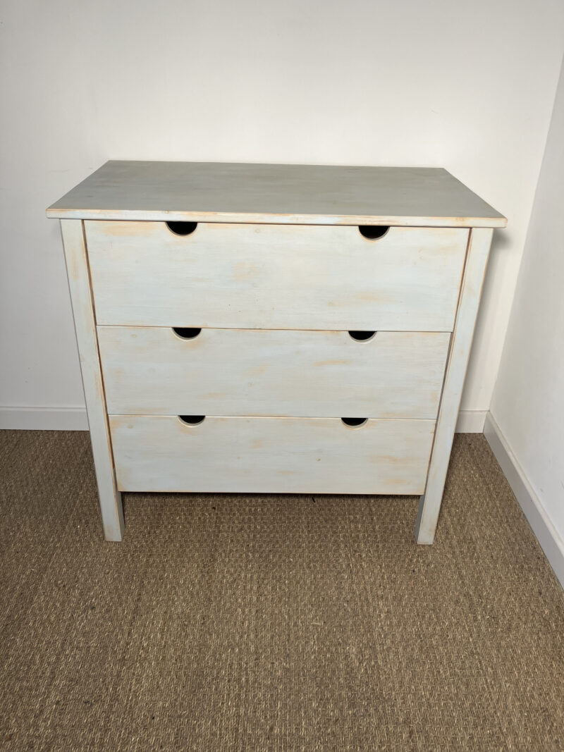 Commode en bois bleuté – Image 2