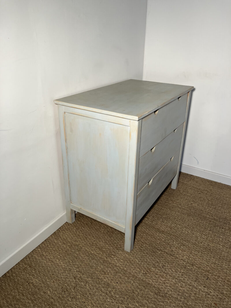 Commode en bois bleuté – Image 3