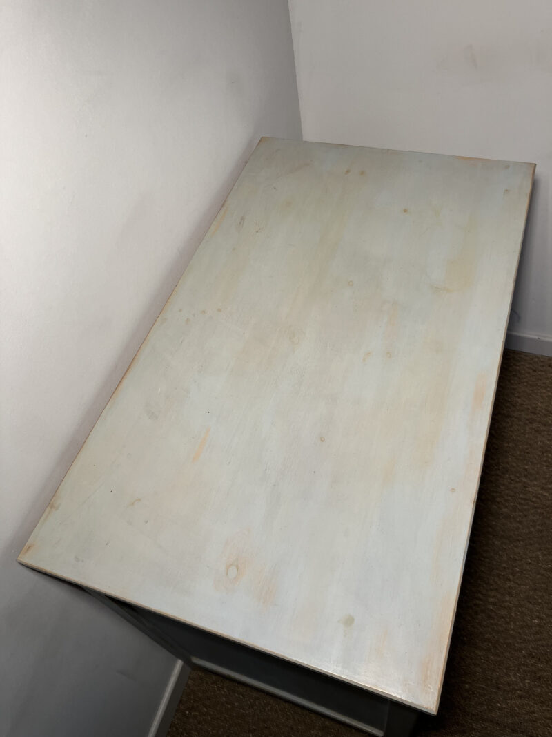 Commode en bois bleuté – Image 6