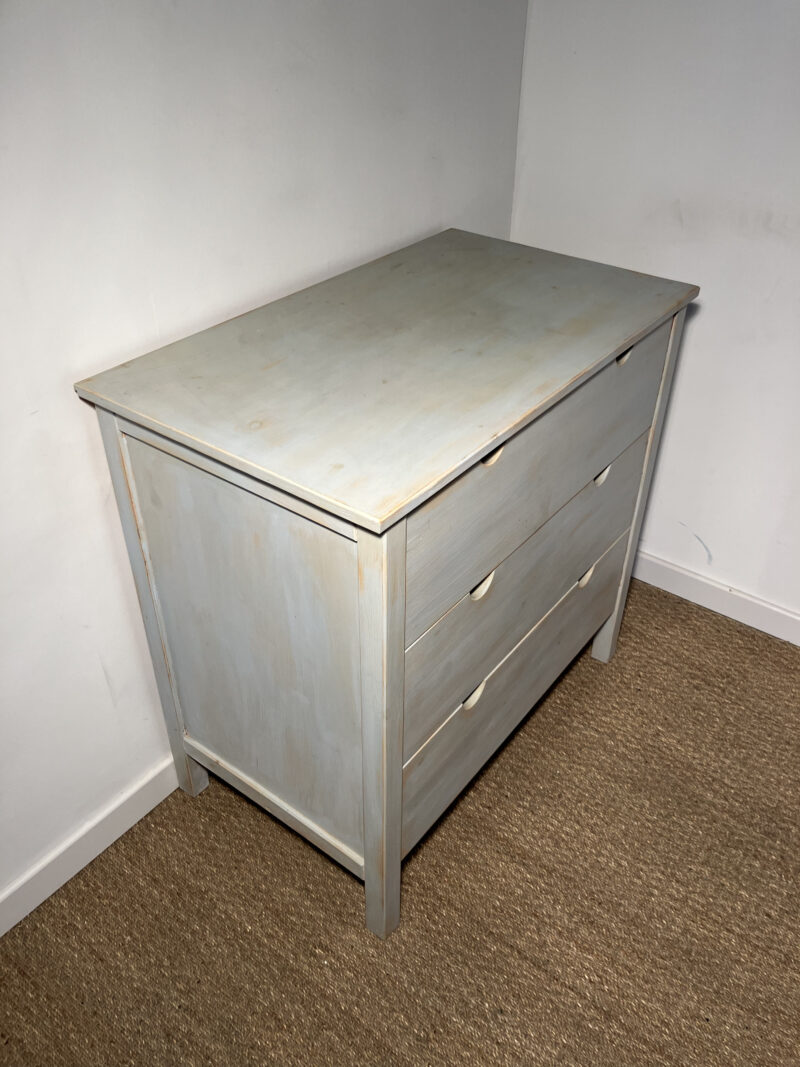 Commode en bois bleuté – Image 7