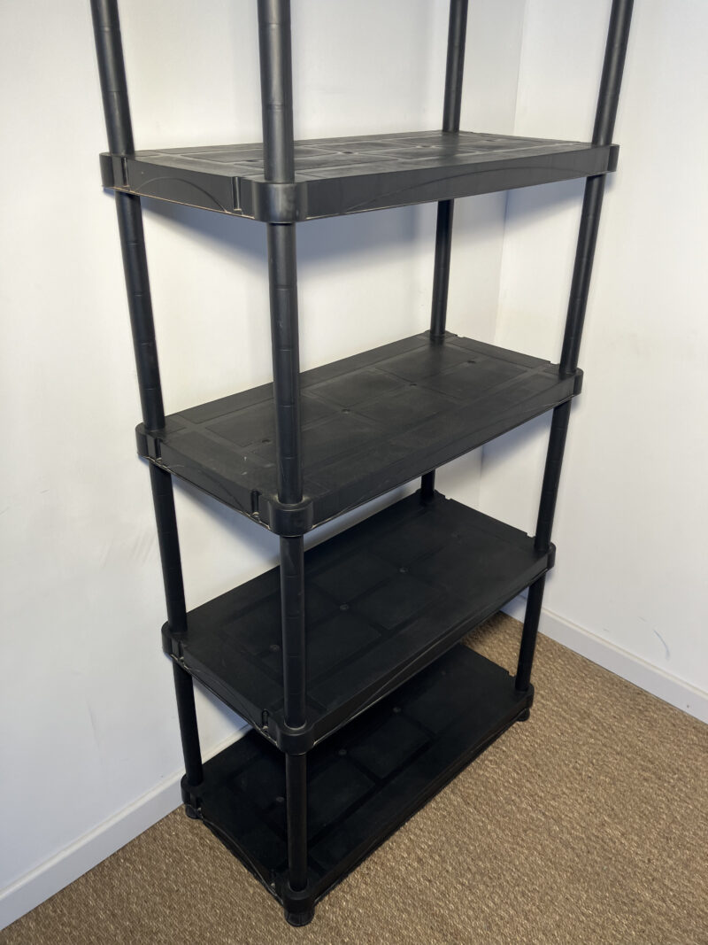 Étagère de stockage noire (plastique) – Image 3
