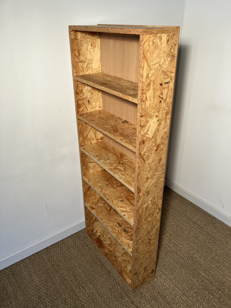 Grande étagère en bois aggloméré – Image 4