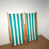 Transat d'extérieur en bois et tissu (2 en stock) – Image 2