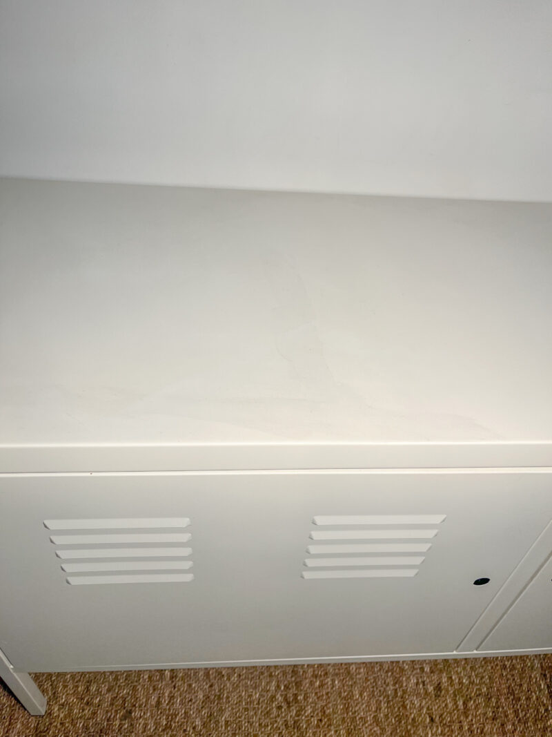 Casier bas en métal blanc – Image 6