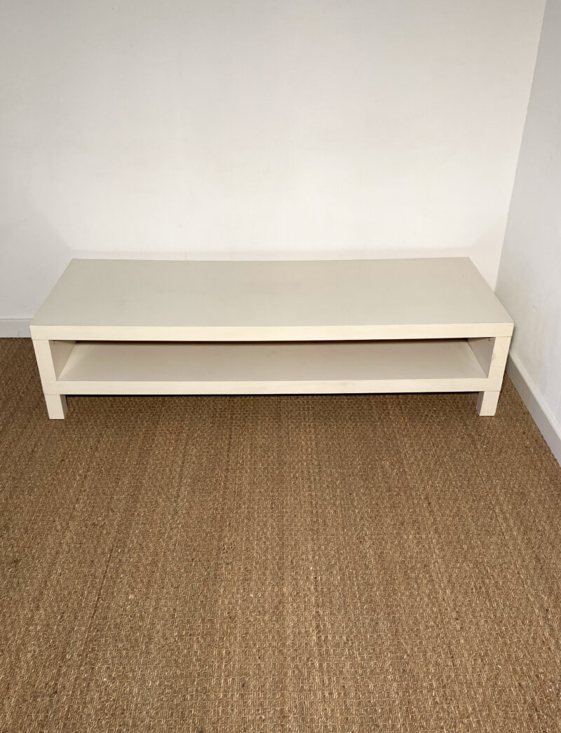 Long meuble tv blanc – Image 2